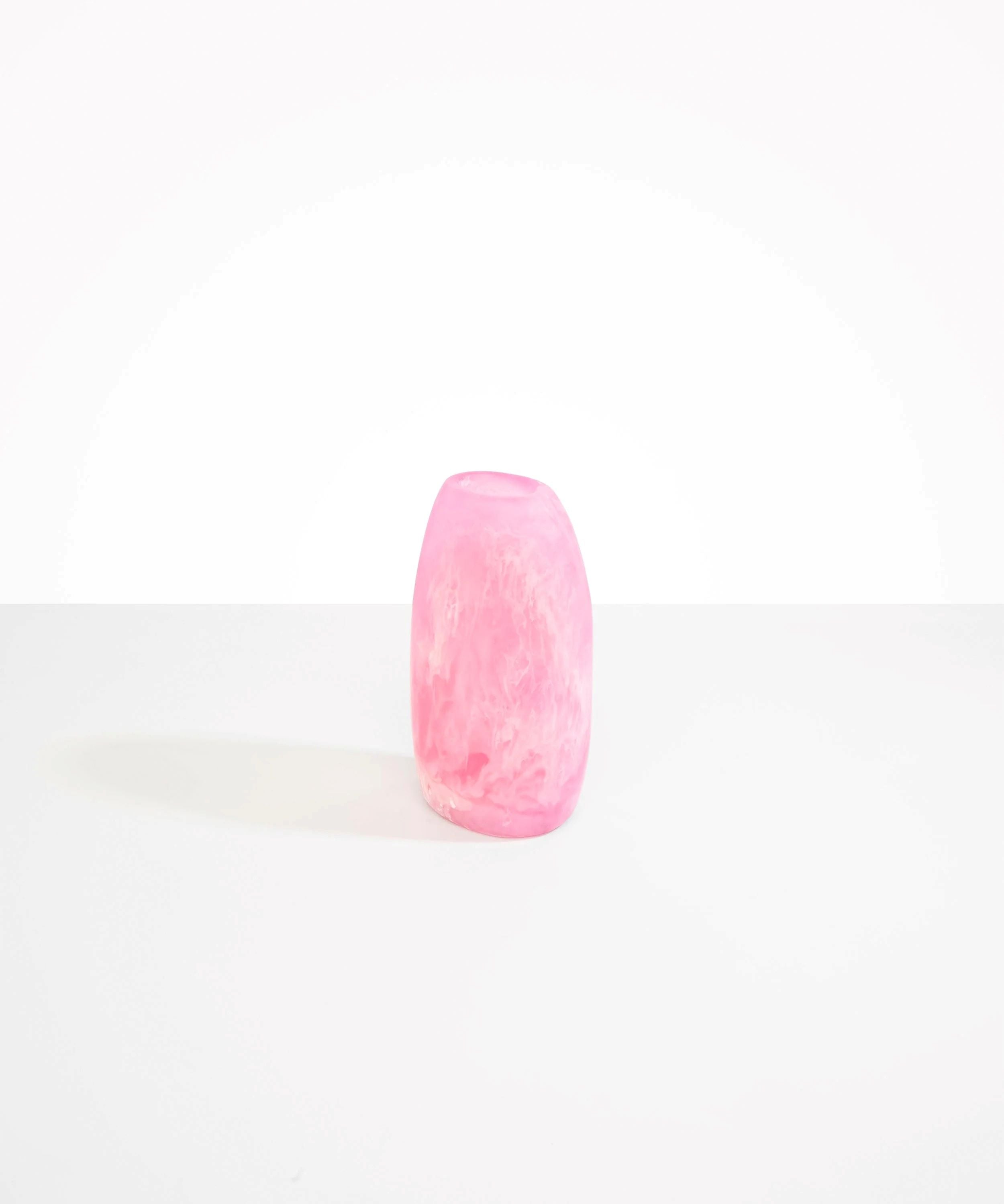 Medium Resin Pebble Vase | Shell Pink
