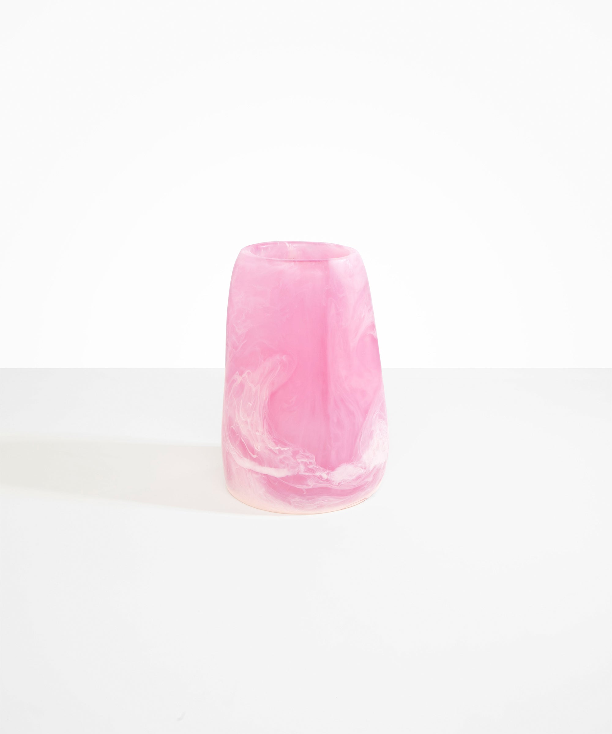 Large Resin Pebble Vase | Shell Pink