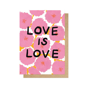 Love is Love Greeting Card | 12x7cm