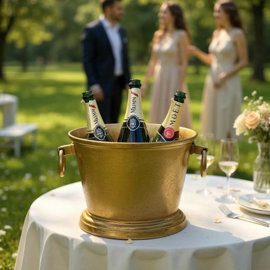 Brass Antique Finish Champagne Bucket