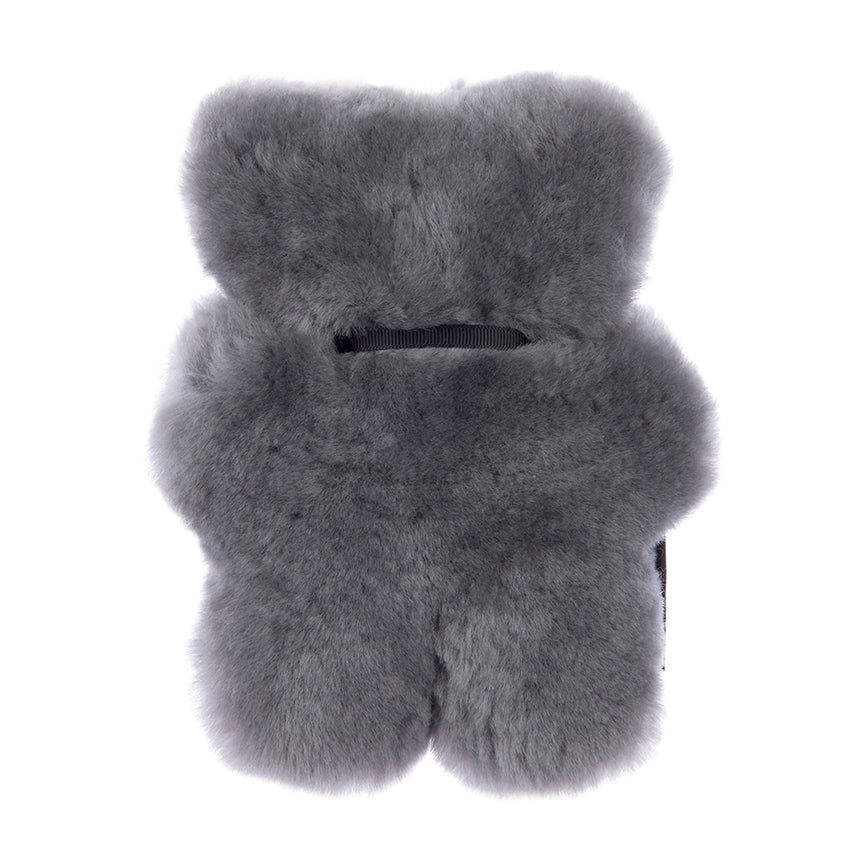Soft Sheepskin Koala Bear | Baby | Grey | 18x16cm