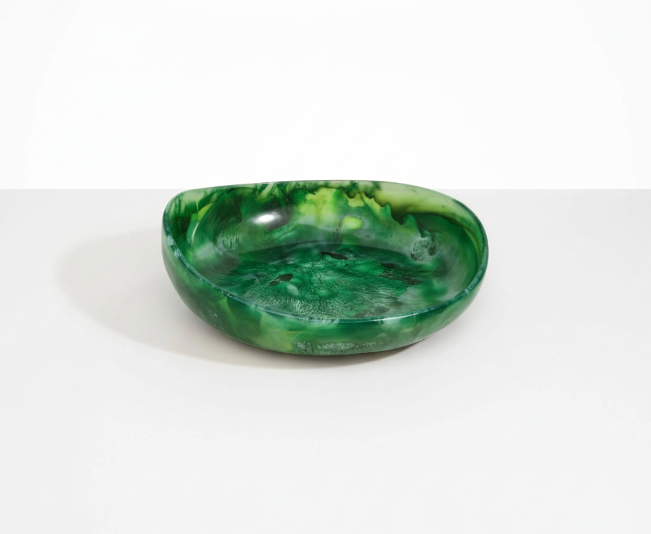 Medium Resin Flow Bowl | Moss