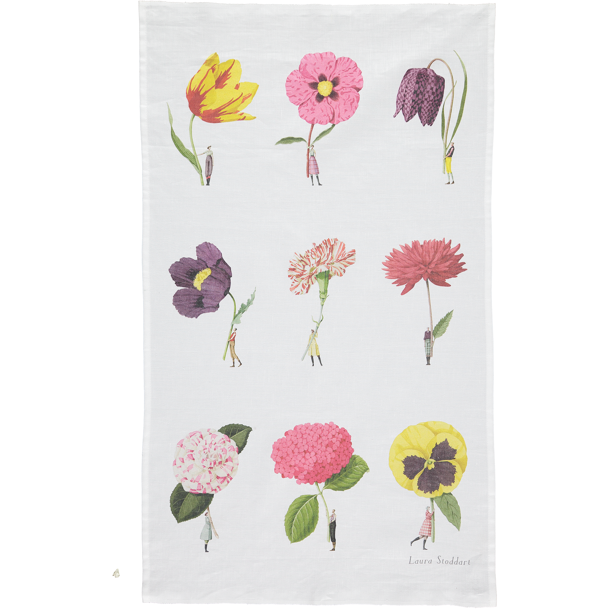 Multi Flower In Bloom Tea Towel | 48x78cm