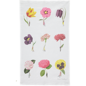 Multi Flower In Bloom Tea Towel | 48x78cm