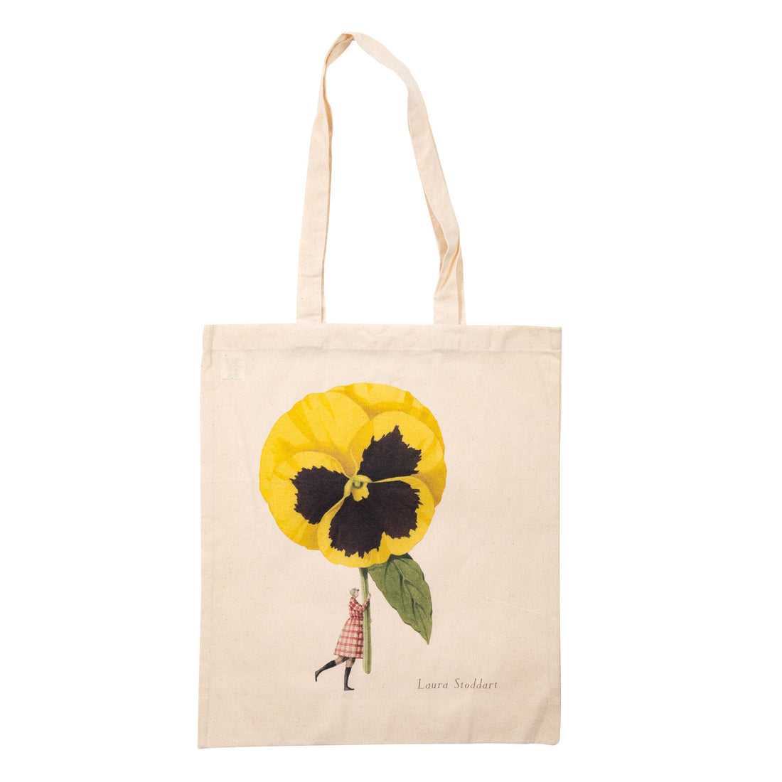 Pansy Lightweight Cotton Tote Bag | 37x40cm