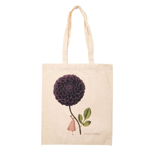 Dahlia Lightweight Cotton Tote Bag | 37x40cm