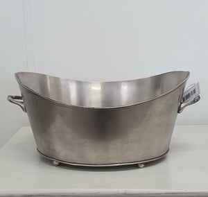 Knox Oval Ice Bucket | Pewter | 42x28x18cm