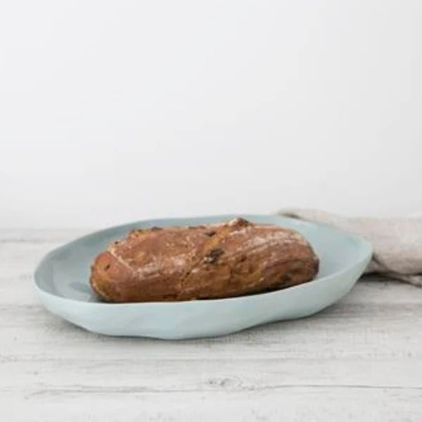 Ceramic Platter | Duck Egg | 38x28cm