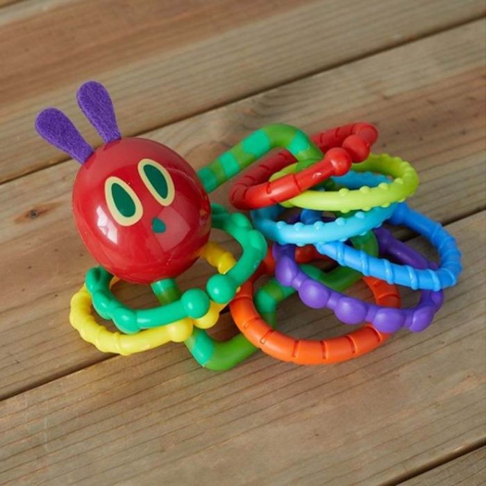 The Very Hungry Caterpillar Teether Rattle With Links