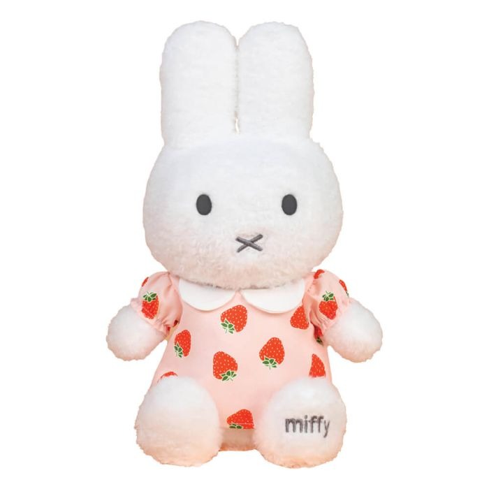 Miffy Strawberry Dress Plush Toy | 30cm