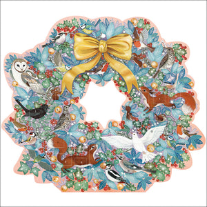 Woodland Wreath Advent Calendar | 46x40cm