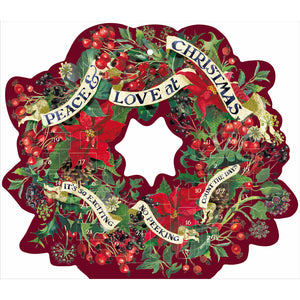 Emma Bridgewater Christmas Wreath Advent Calendar | 46x40cm