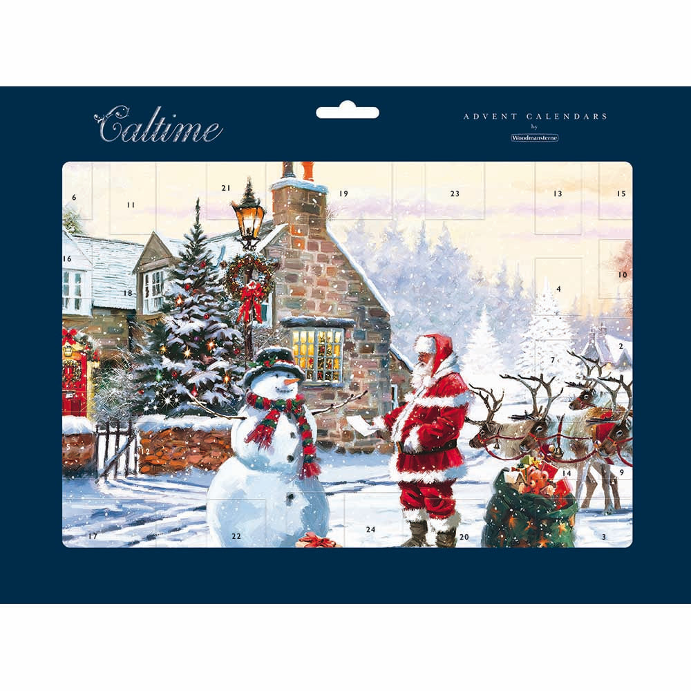 Santa & Snowman Caltime Advent Calendar | 36x27cm