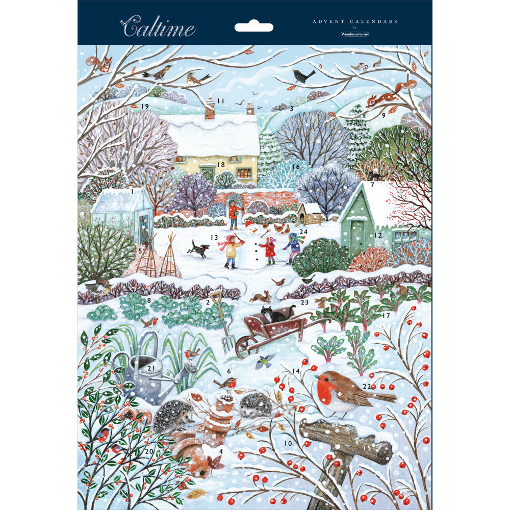 Snowy Village Caltime Advent Calendar | 31x45cm