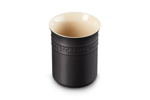 Stoneware Small Utensil Jar | Black Onyx | 1L