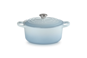 Cast Iron Round Casserole | Coastal Blue | 22cm