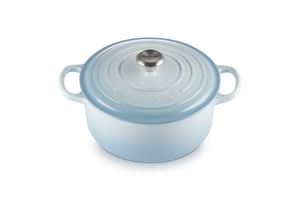 Cast Iron Round Casserole | Coastal Blue | 22cm