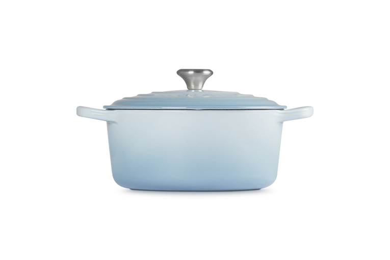 Cast Iron Round Casserole | Coastal Blue | 22cm