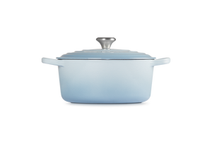 Cast Iron Round Casserole | Coastal Blue | 22cm