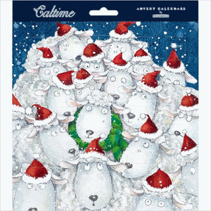 Cosy Christmas Sheep Caltime Advent Calendar | 21x21cm