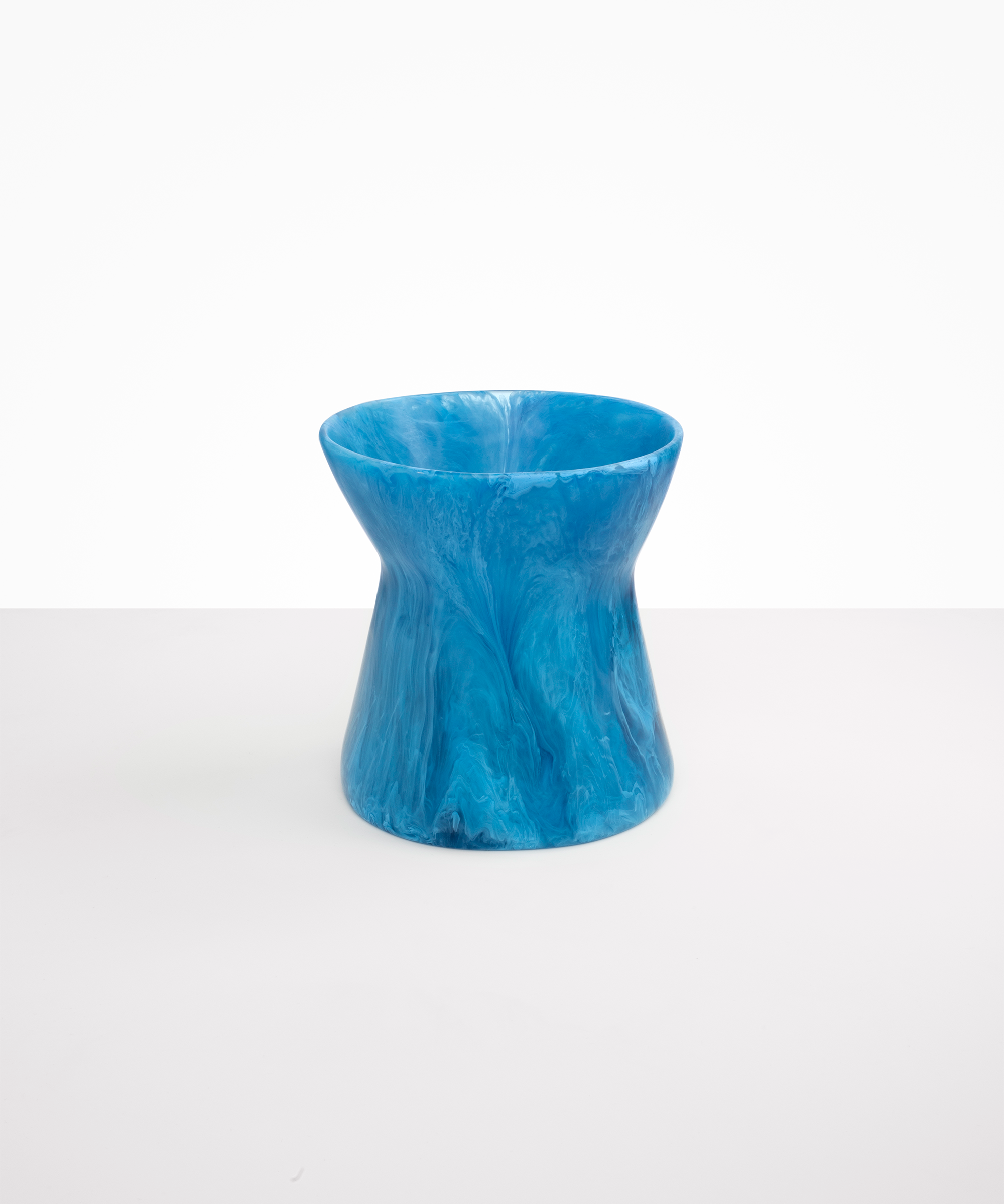 Large Resin Bow Vase | Sky