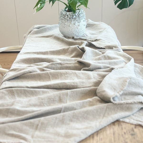 Frai Natural Linen Tablecloth | 250x150cm