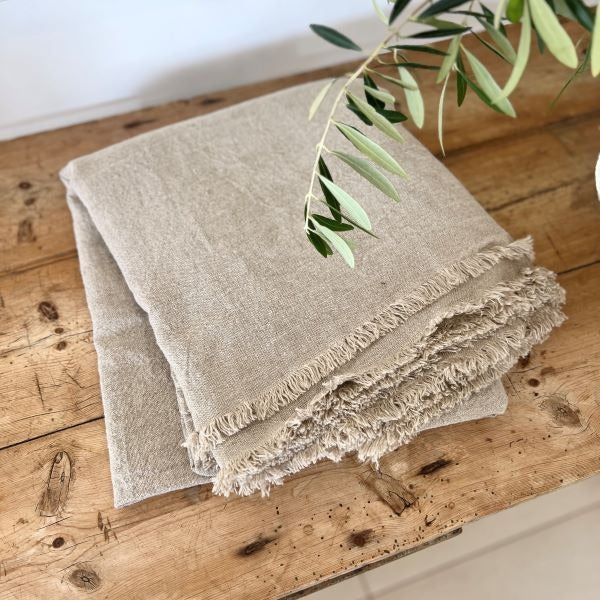 Frai Natural Linen Tablecloth | 250x150cm