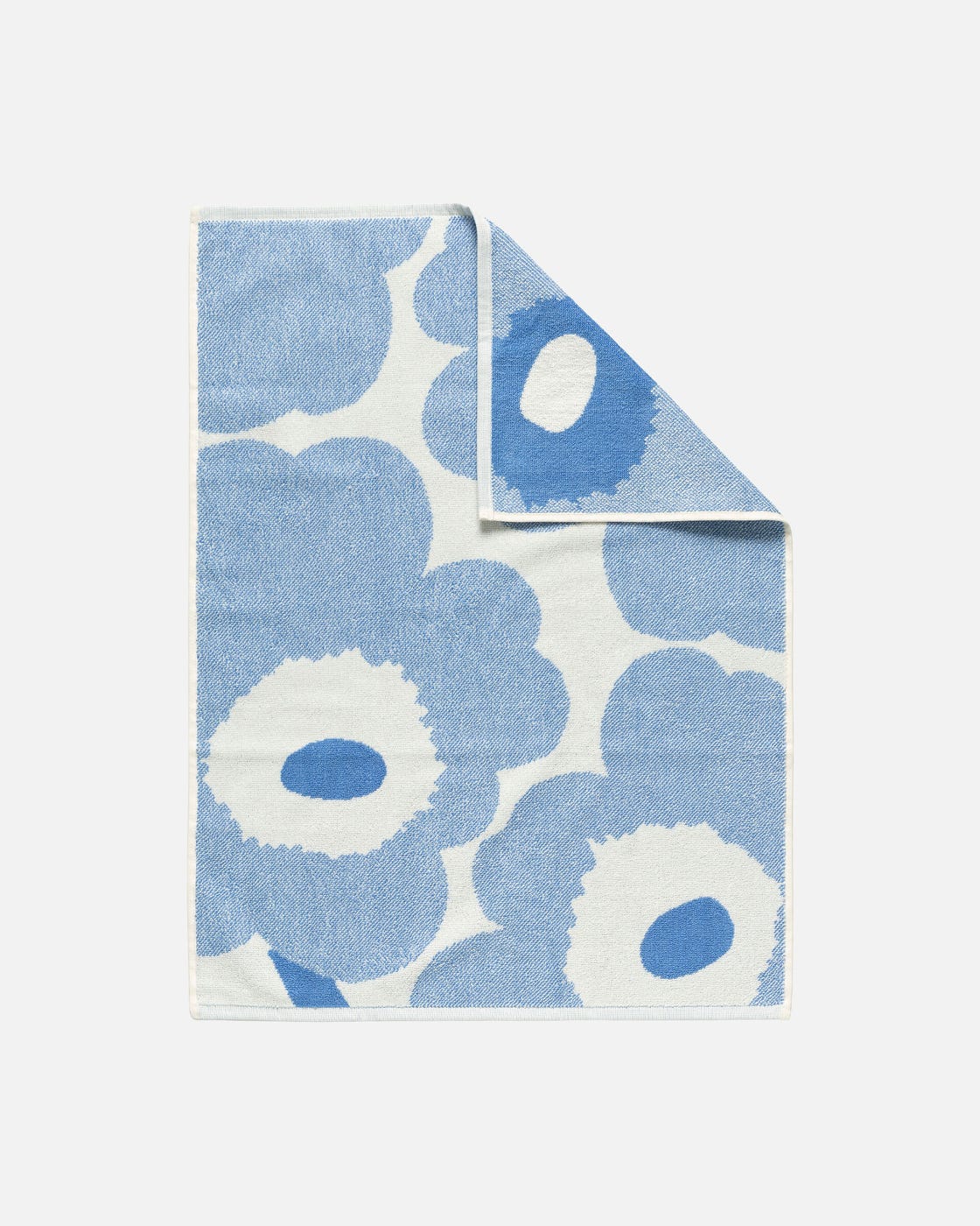 Unikko Hand Towel | Cream, Sky Blue | 50x70cm
