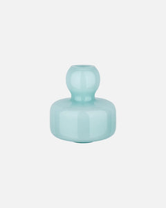 Glass Flower Vase  | Mint Green | 10.4x10cm