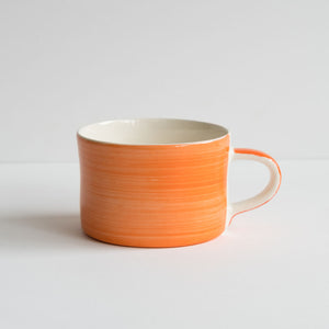 Coffee Mug | Plain Wash Tangerine | 6.5cm x 10cm