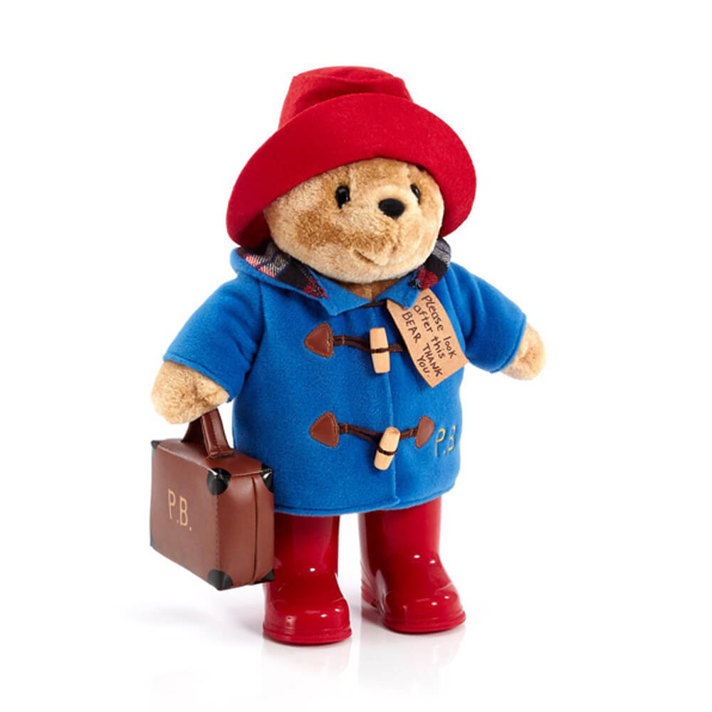 Paddington Bear with Boots, Embroidered Coat & Suitcase Soft Toy | 34cm