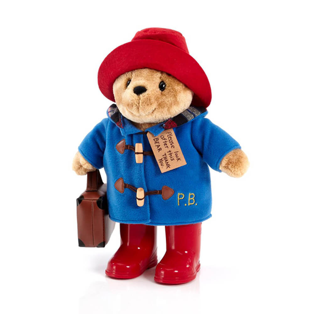 Paddington Bear with Boots, Embroidered Coat & Suitcase Soft Toy | 34cm