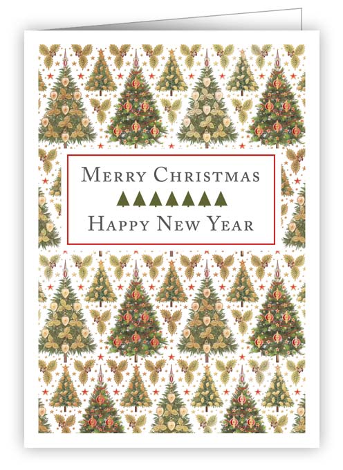 Mini Christmas Tree Pattern Card