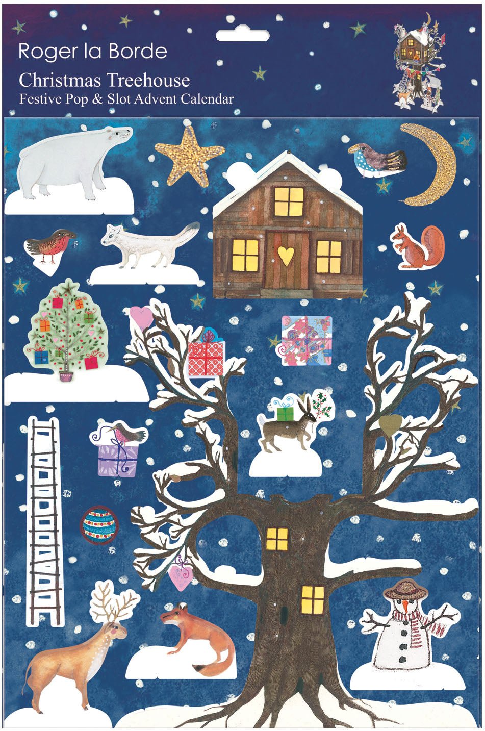 Tree House Xmas Pop & Slot Advent Calendar