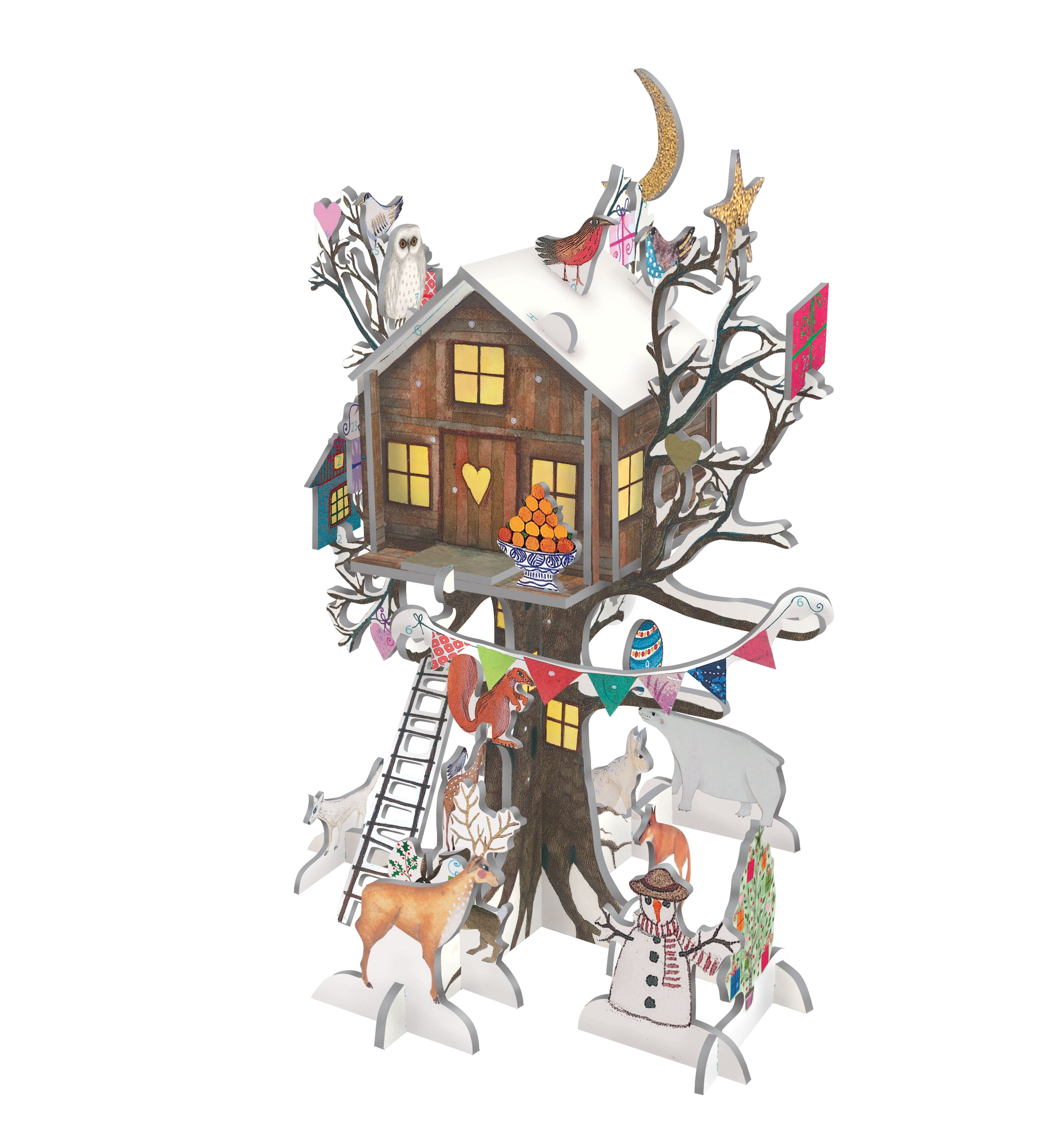 Tree House Xmas Pop & Slot Advent Calendar