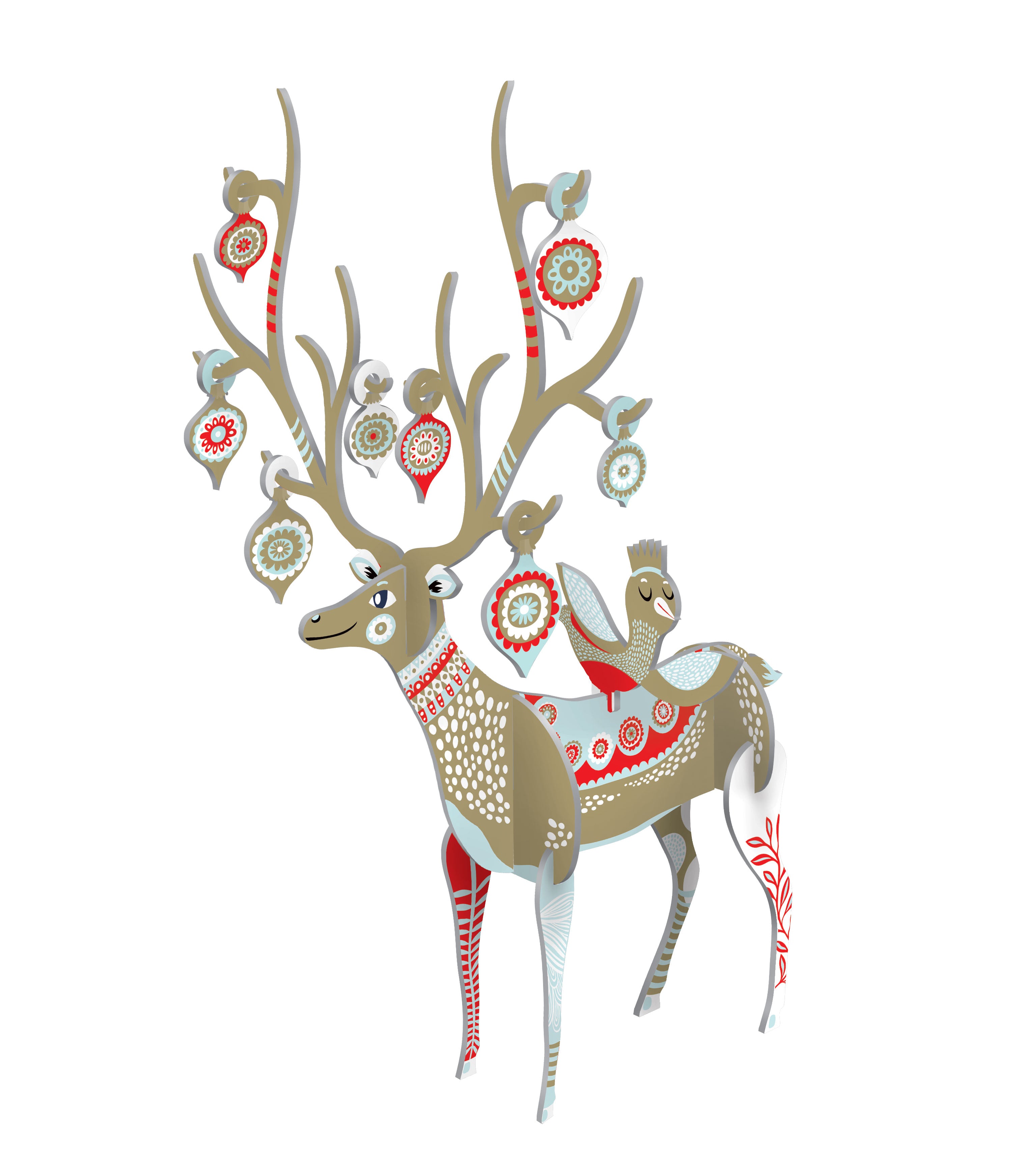 Folksy Reindeer Pop & Slot Scene