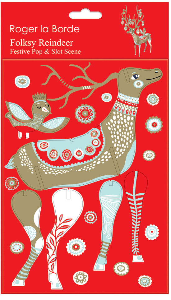 Folksy Reindeer Pop & Slot Scene