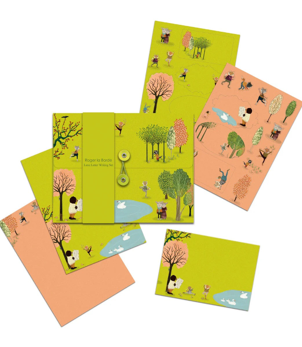 Yoga in the Park Letter Writing Set