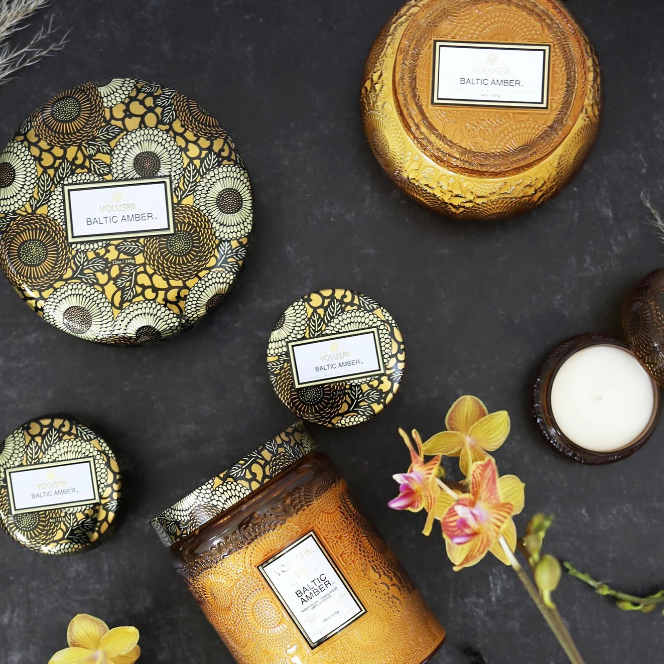 Baltic Amber Decorative Candle | 113g