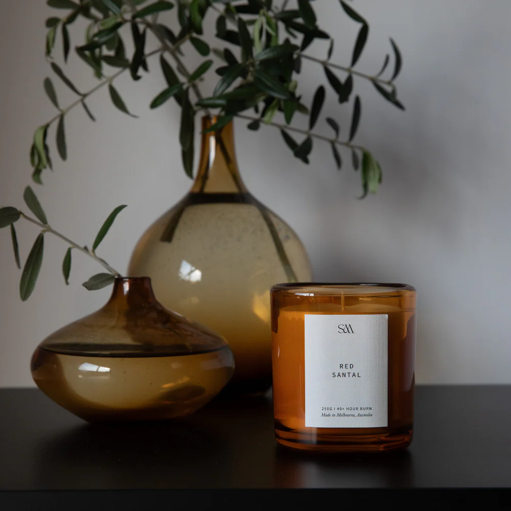Red Santal Signature Scented Candle | 250g