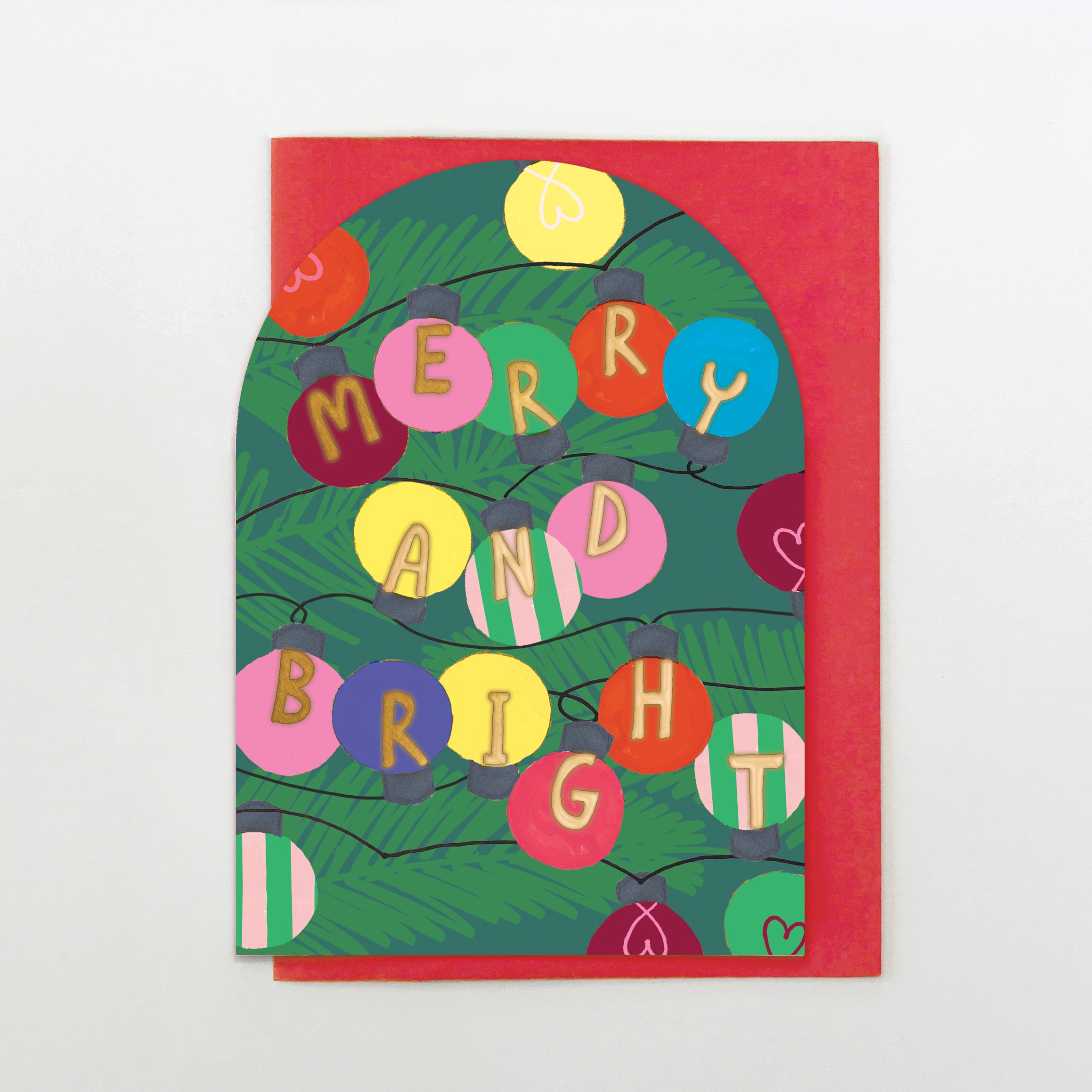 Merry and Bright Christmas Card