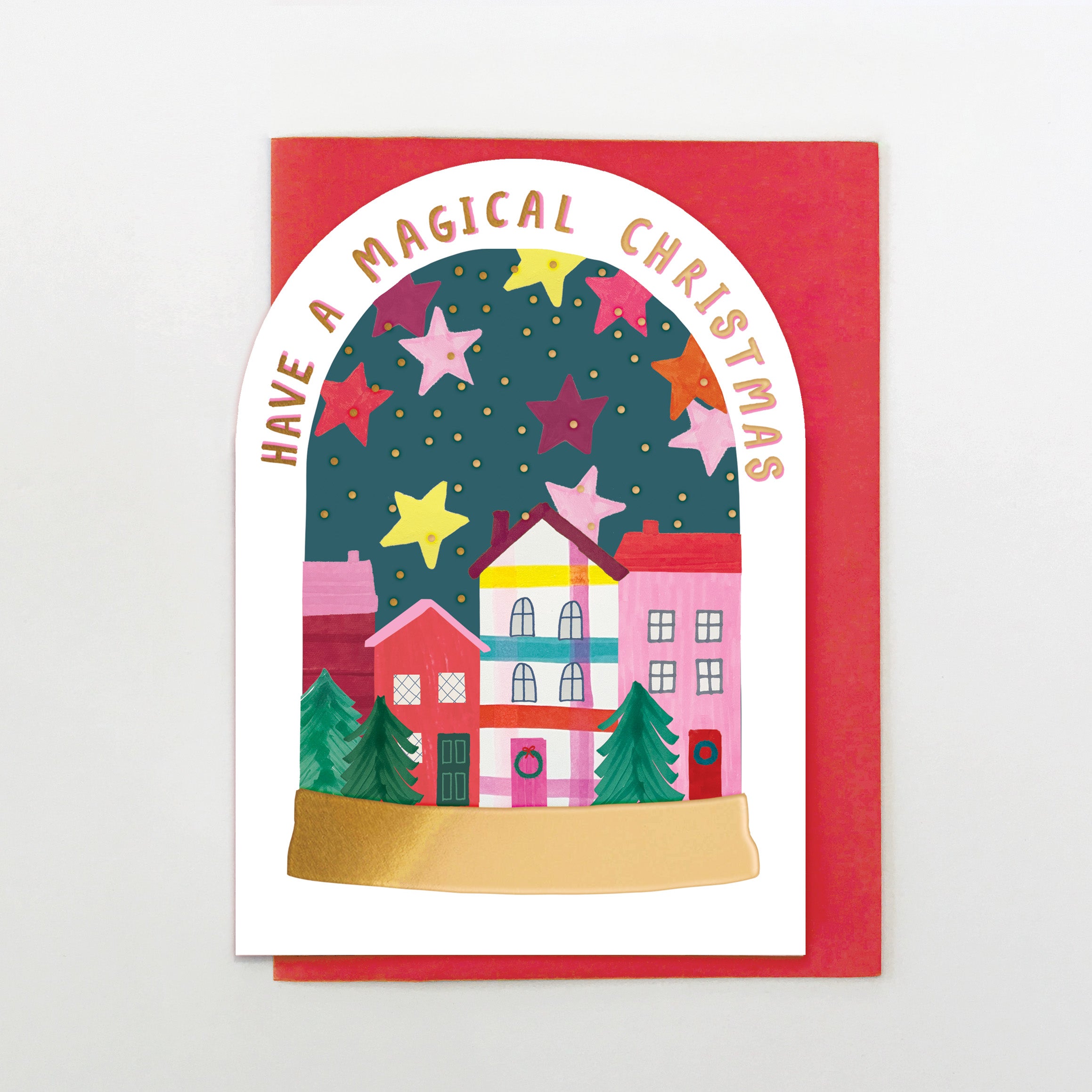 Magical Snowglobe Christmas Card