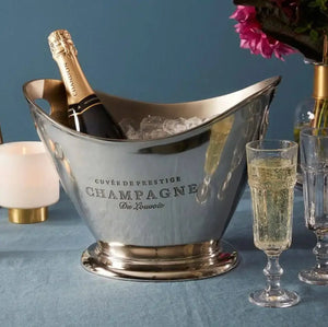 Aluminium Oval Champagne Party Tub | 35cm