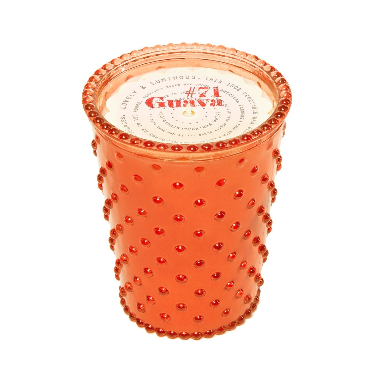 Guava Hobnail 100hr Candle
