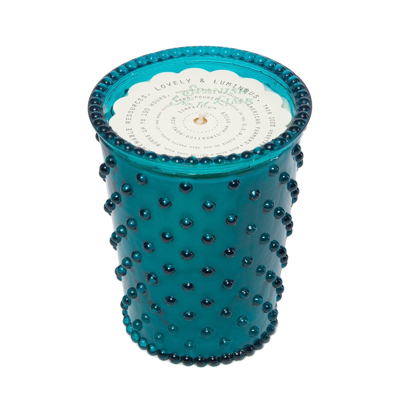 Spanish Lime Hobnail 100hr Candle