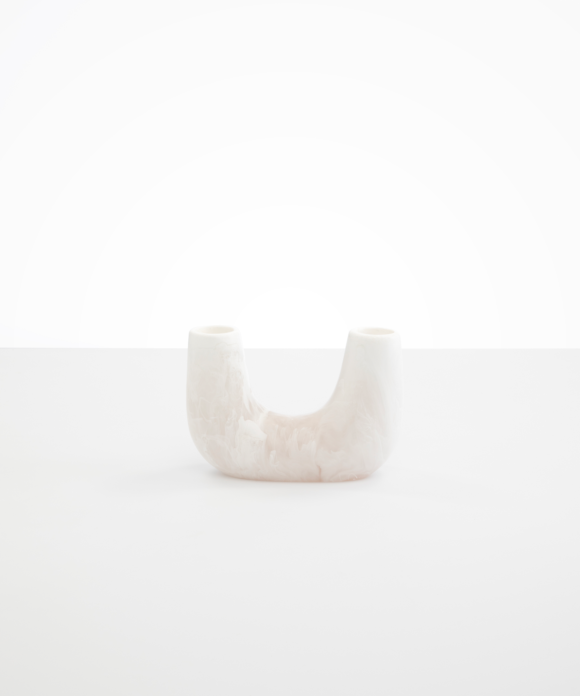 Small Resin Branch Vase | Chalk Swirl
