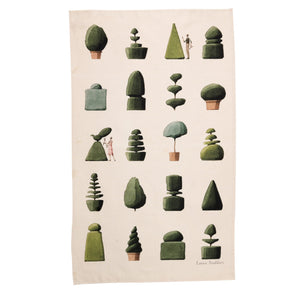 Laura Stoddart Top Topiary Tea Towel | 48x78cm