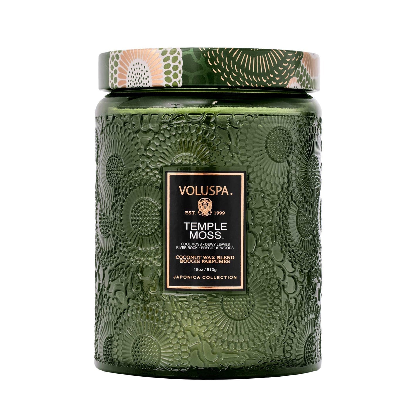 VOLUSPA Temple Moss 100hr Candle | 510g