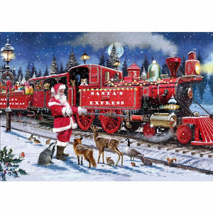 Santa's Express Advent Calendar | 36x27cm