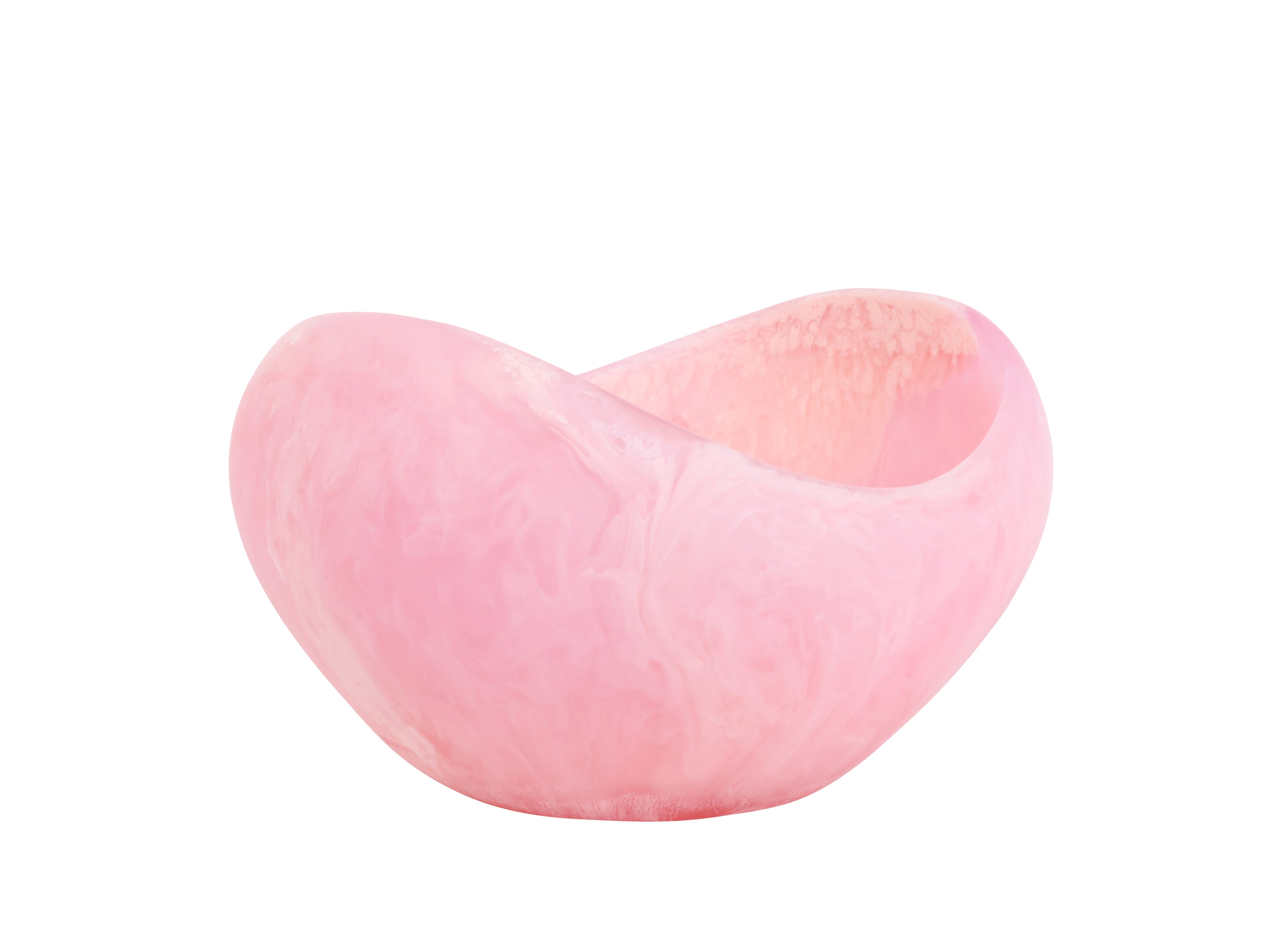 Medium Resin Beetle Bowl | Shell Pink